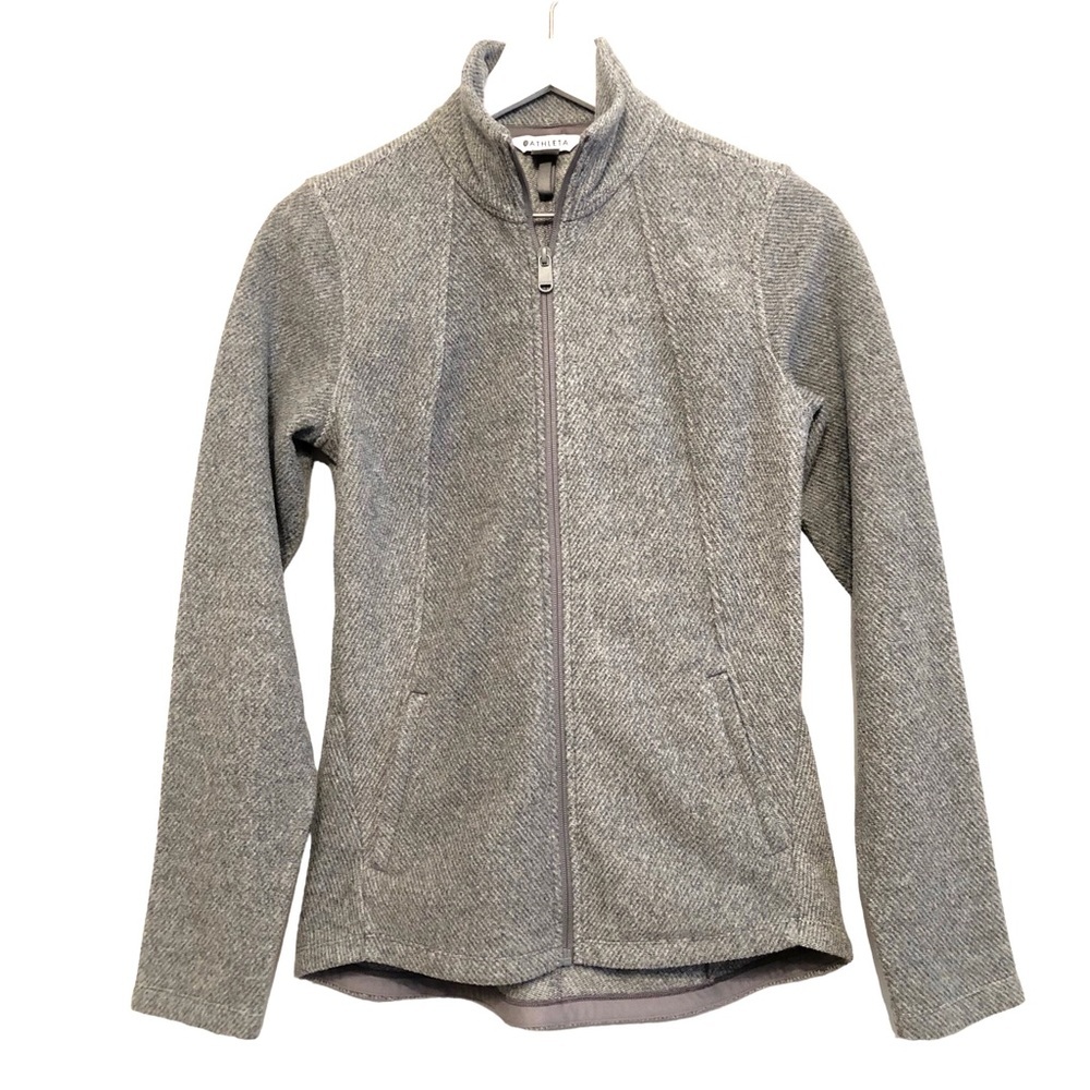 ATHLETA Stroll Fleece Full Zip Jacket‎ - Picture 4 of 10